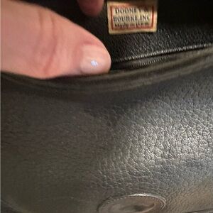 Dooney & Bourke Black Pebbled Leather Bag